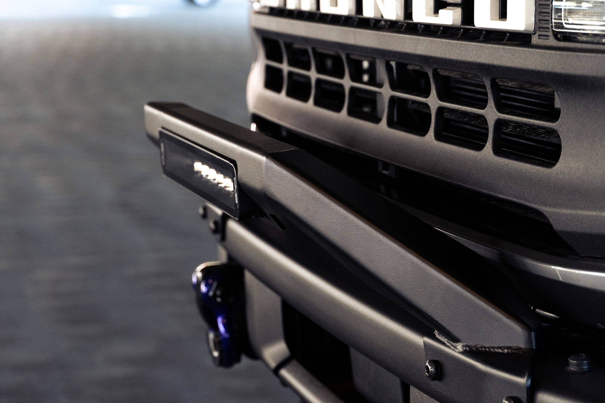 2021 2024 Ford Bronco Factory Modular Front Bumper Bull Bar DV8 Offroad