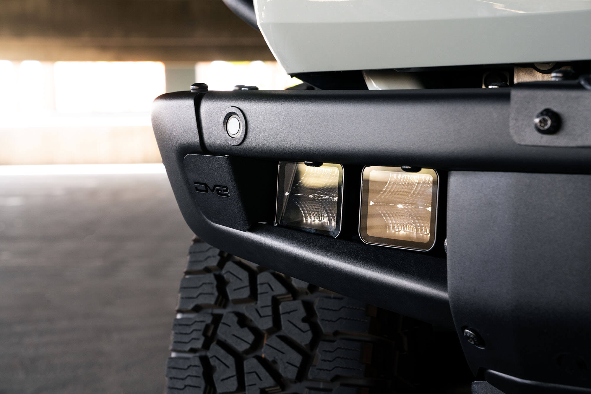 2021 2024 Ford Bronco Factory Bumper Pocket Light Mount DV8 Offroad