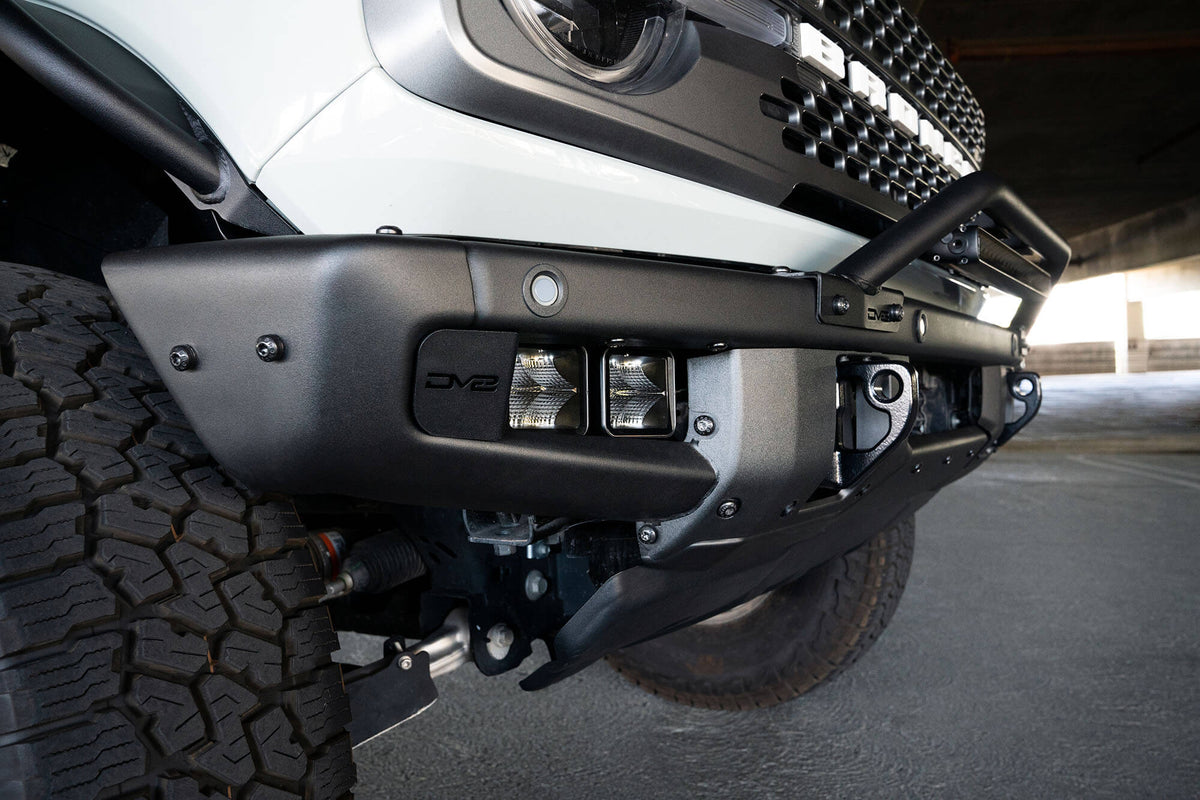 2021 2024 Ford Bronco Factory Bumper Pocket Light Mount DV8 Offroad