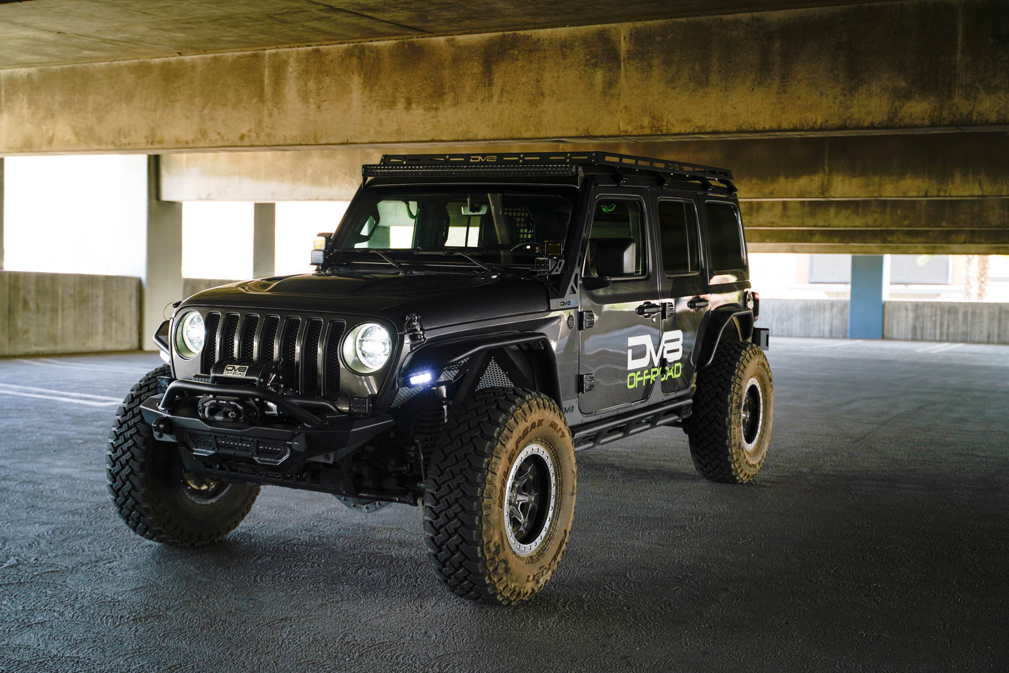 2018 2025 Jeep Wrangler JL JLU Gladiator JT 50 Inch Light Bar Mount DV8 Offroad