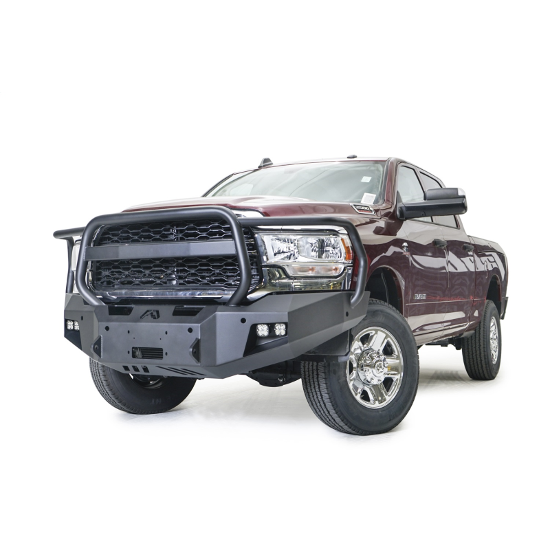 Fab Fours Premium Winch Front Bumper w/ Grille Guard Model DR19-A4450-1