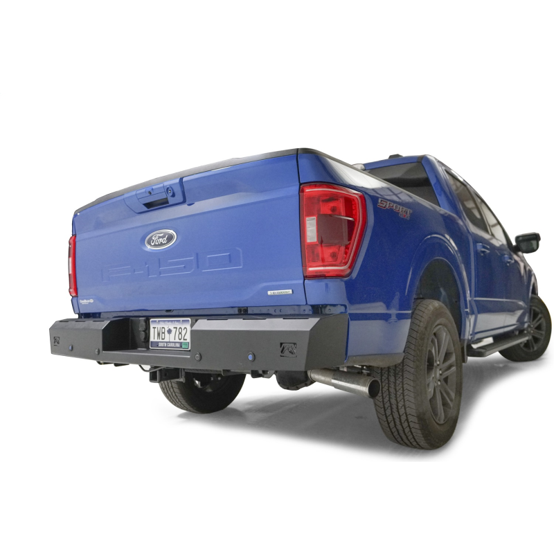 Fab Fours Red Steel Rear Bumper Model FF21-RT5150-1