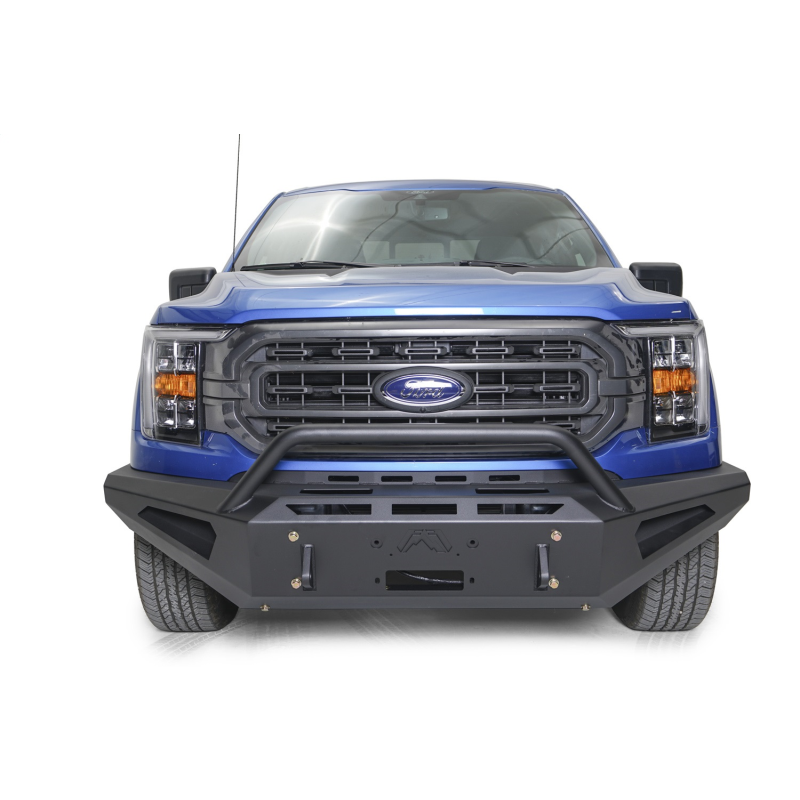 Fab Fours Red Steel Front Bumper w/ Pre Runner Guard Model FF21-RS5162-1