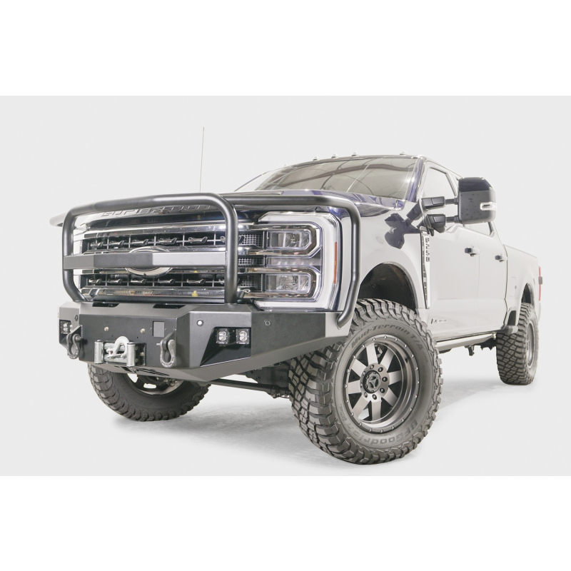 Fab Fours Premium Winch Front Bumper w/ Grille Guard Model FS23-A5950-1