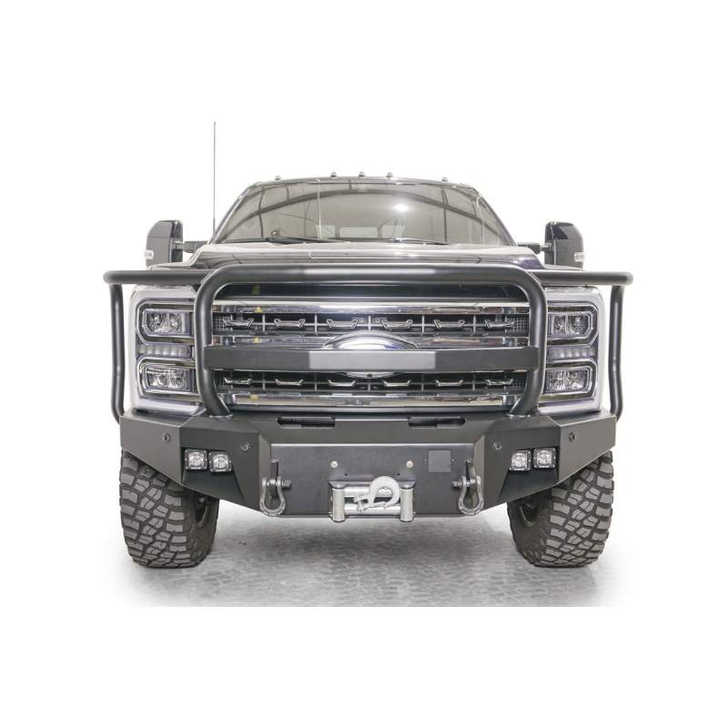 Fab Fours Premium Winch Front Bumper w/ Grille Guard Model FS23-A5950-1
