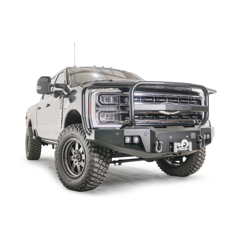 Fab Fours Premium Winch Front Bumper w/ Grille Guard Model FS23-A5950-1