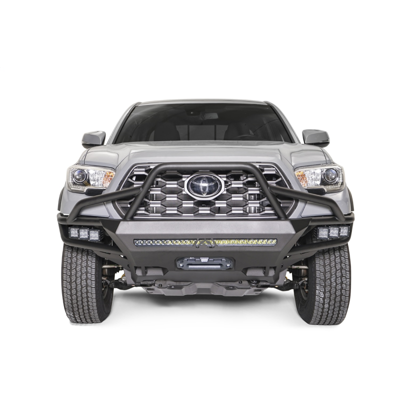 Fab Fours Winch Front Bumper w/ Pre Runner Guard Model TB16-03-1