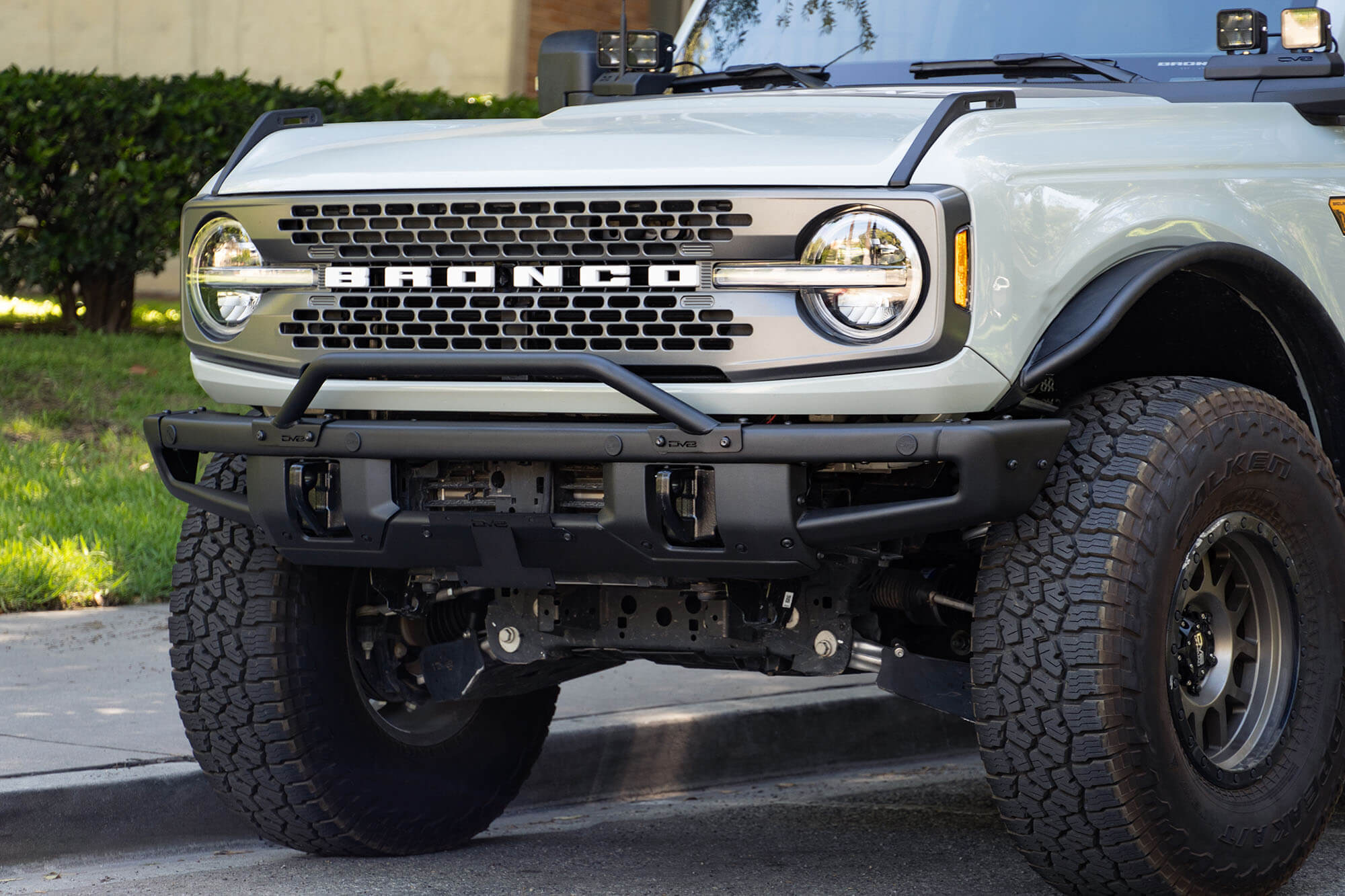 2021 2024 Ford Bronco Factory Front Bumper Center License Relocation Bracket DV8 Offroad