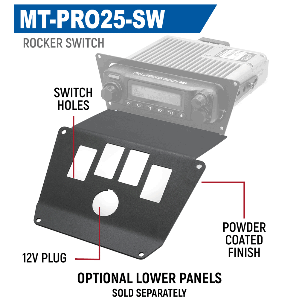 2025 and Newer Polaris RZR Pro XP Pro R and Pro S - Complete Communication Kit with Bluetooth Intercom and 2-Way Radio - 696 PLUS Remote Head / M1 VHF Business Band