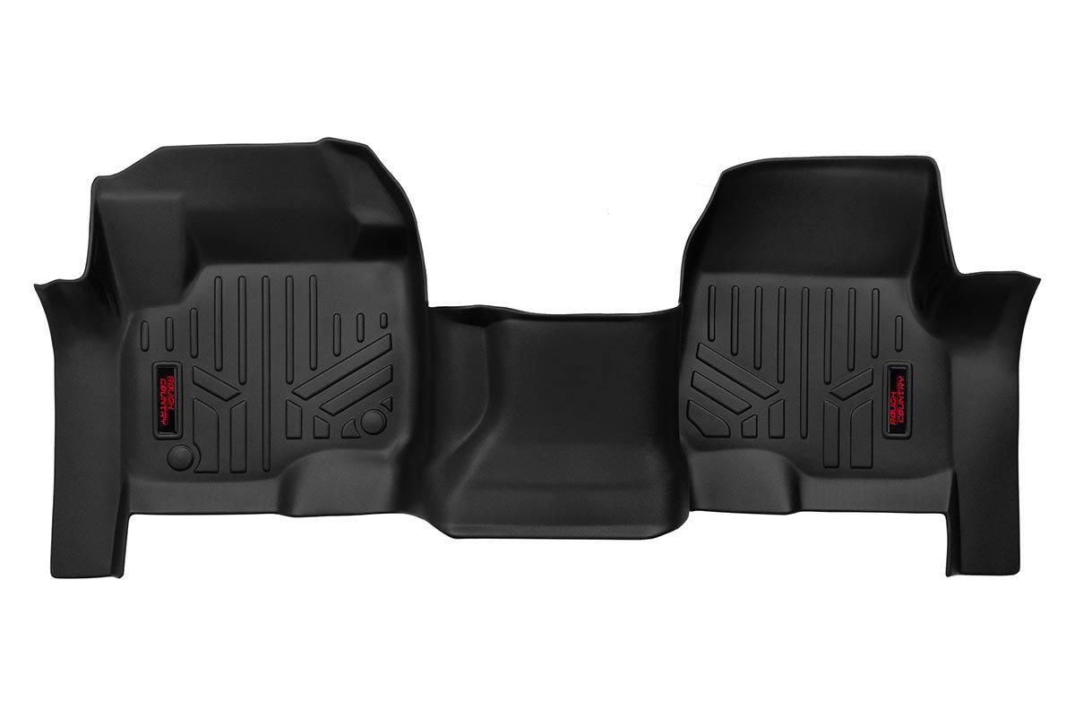 Floor Mats Front Over Hump Ford F-250/F-350 Super Duty 2WD/4WD (17-26) Rough Country