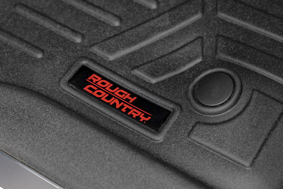 Floor Mats Front & Rear Ford Bronco 4WD (2021-2025) Rough Country