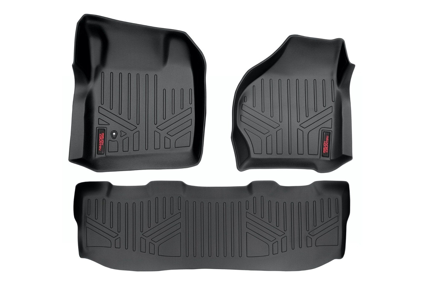 Floor Mats FR & RR Crew Cab Ford F-250/F-350 Super Duty 2WD/4WD (99-07) Rough Country