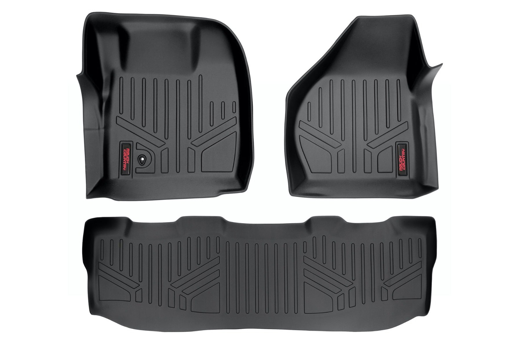 Floor Mats FR & RR Crew Cab Ford F-250/F-350 Super Duty 2WD/4WD (08-10) Rough Country