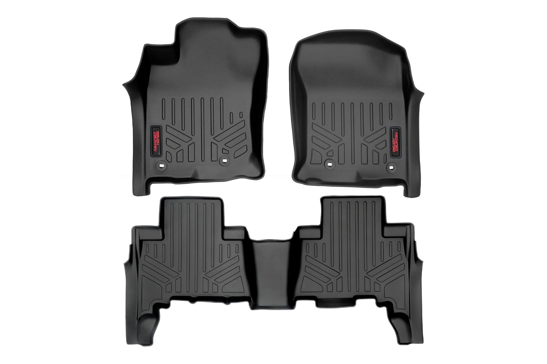 Floor Mats Front and Rear Toyota 4Runner 2WD/4WD (2013-2024) Rough Country