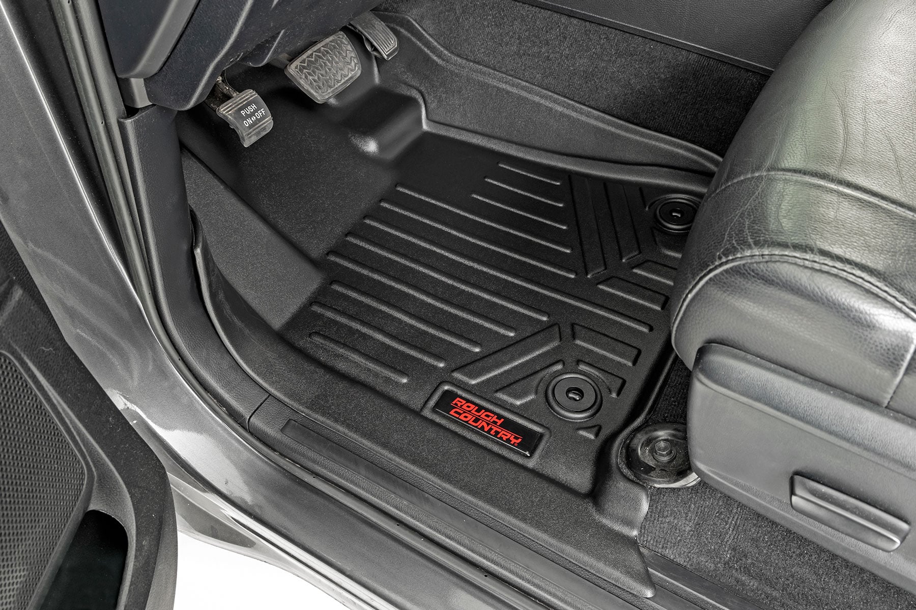 Floor Mats FR & RR CrewMax Toyota Tundra 2WD/4WD (2014-2021) Rough Country