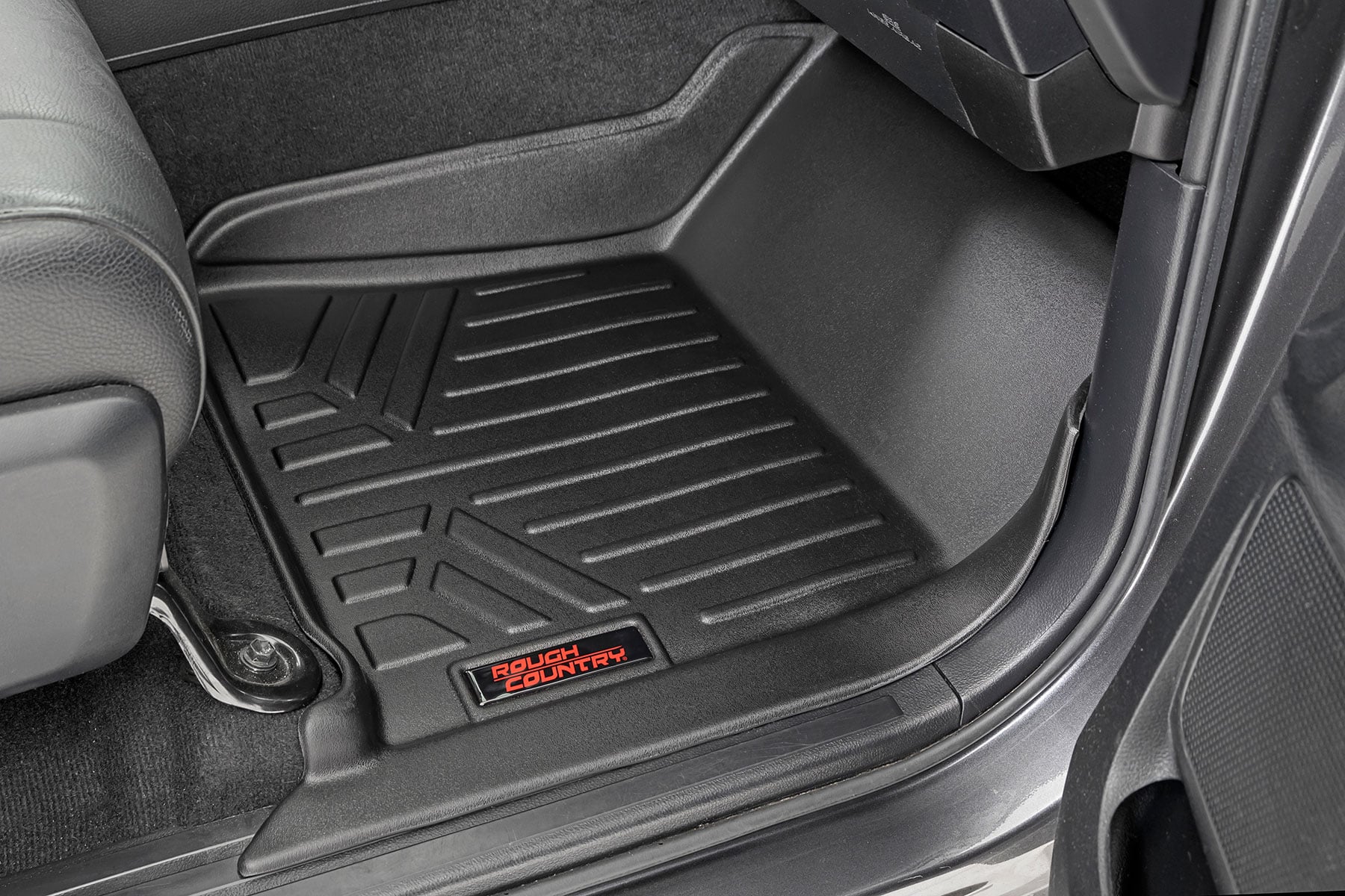 Floor Mats FR & RR CrewMax Toyota Tundra 2WD/4WD (2014-2021) Rough Country