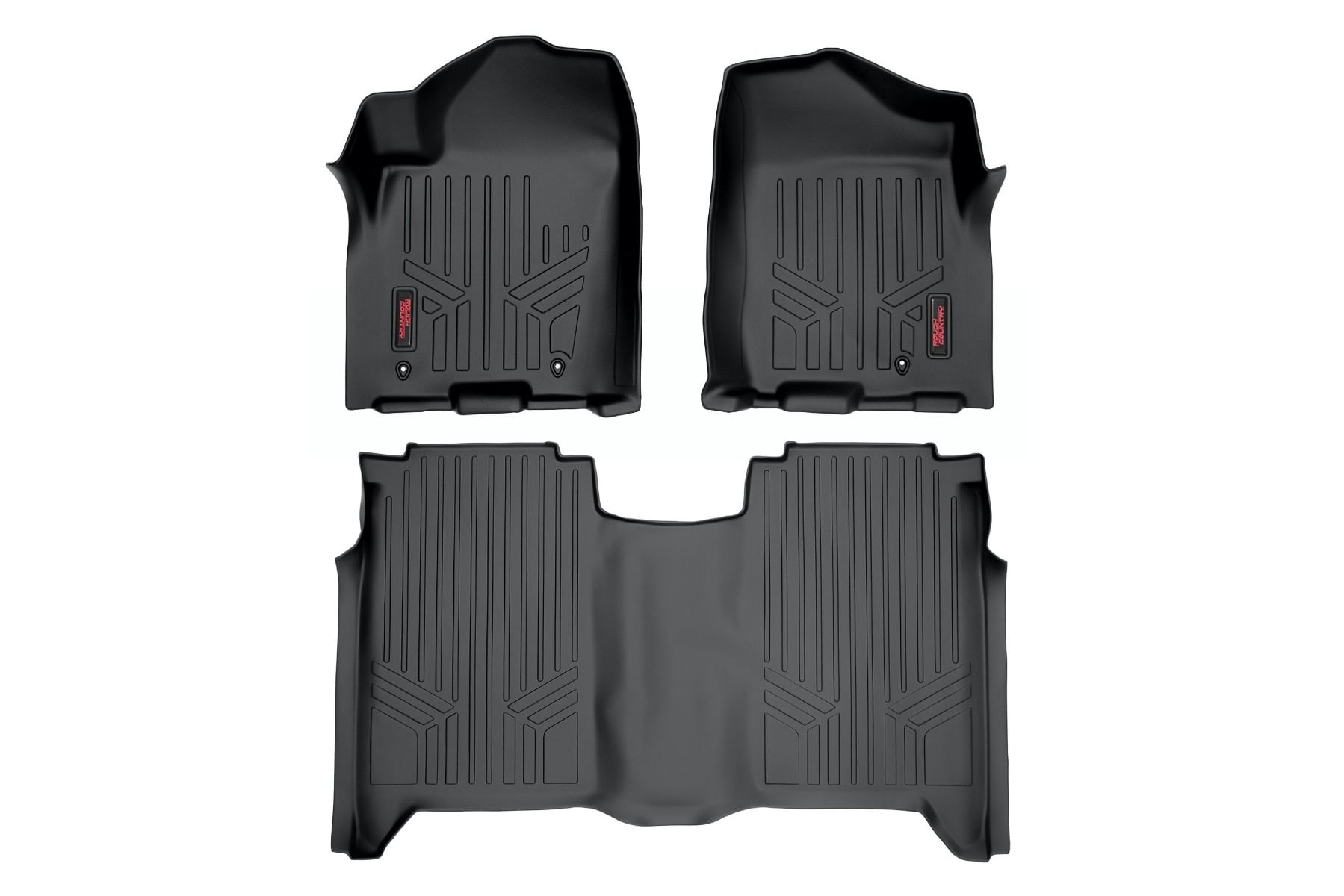 Floor Mats FR & RR Crew Cab Nissan Titan 2WD/4WD (2004-2015) Rough Country