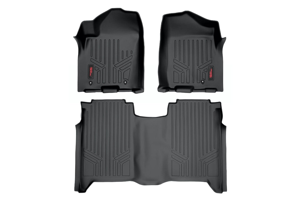 Floor Mats FR & RR Crew Cab Nissan Titan 2WD/4WD (2004-2015) Rough Country