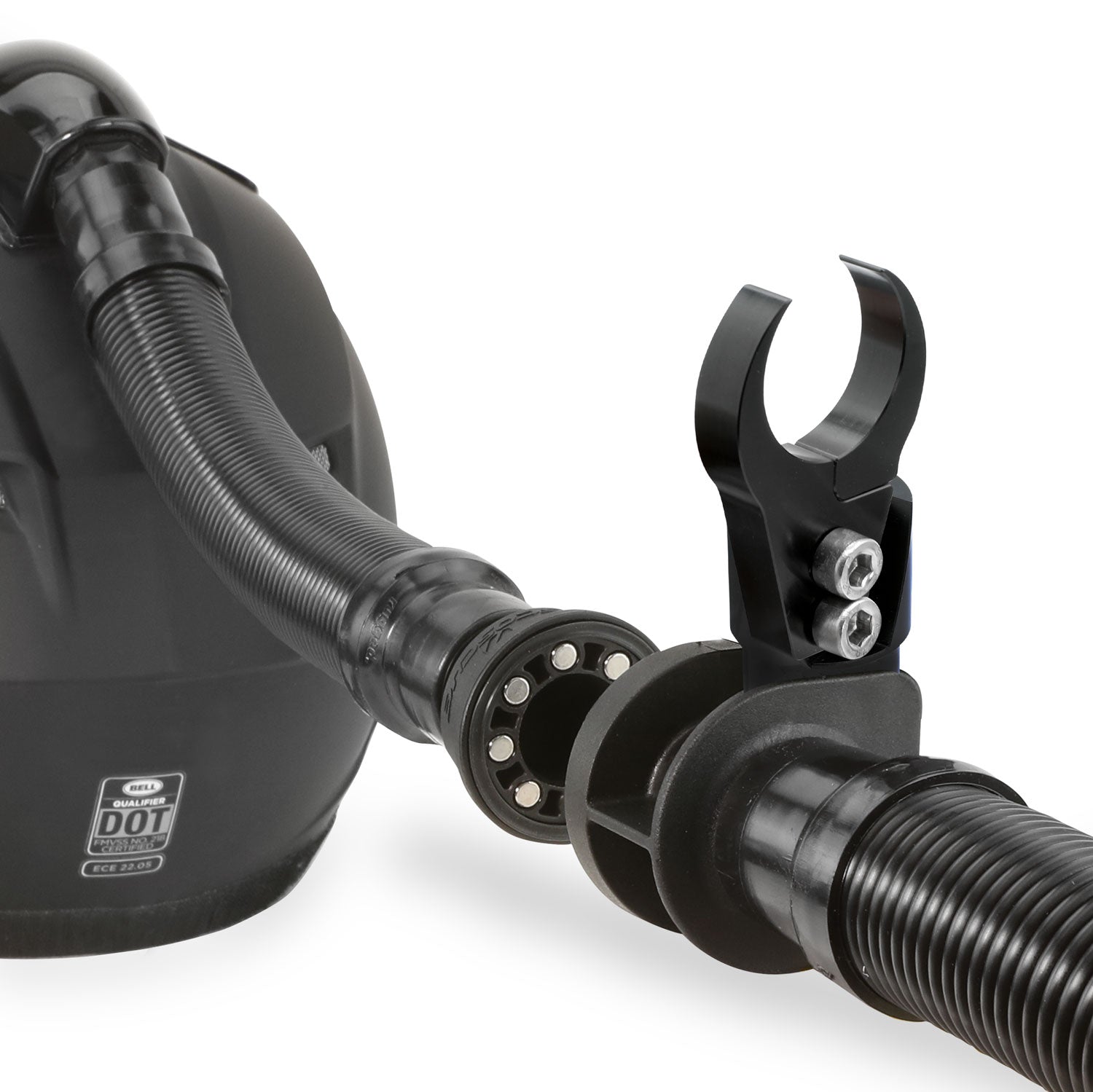 Magnetic Quick-Release for Helmet Air Pumper - CLEARANCE - with 1.25 Bar Mount