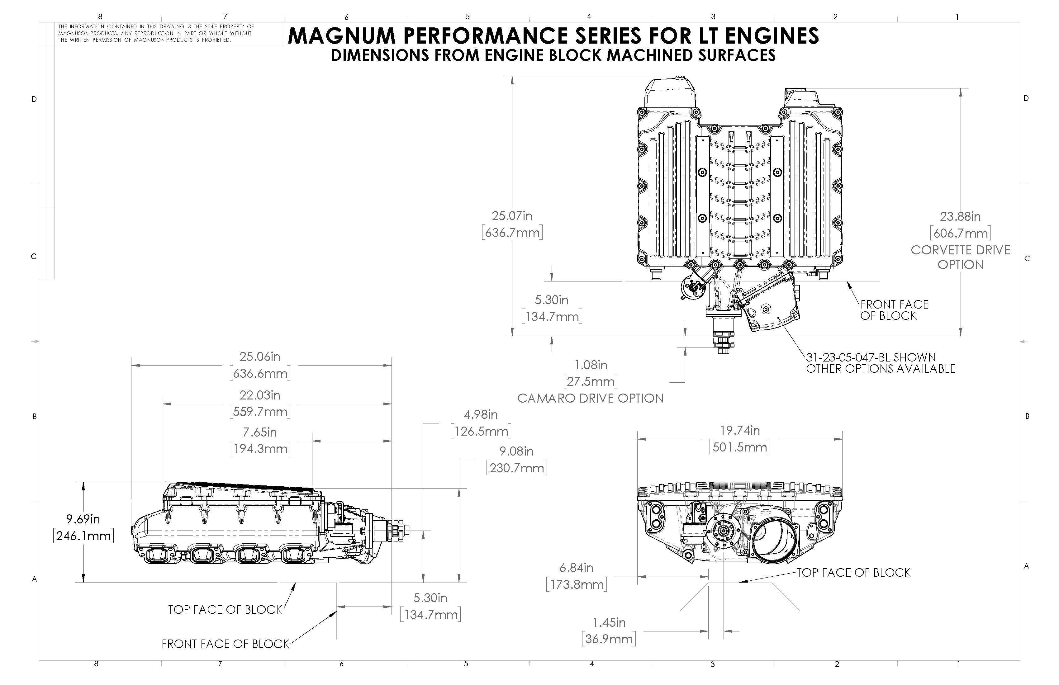TVS2650R Magnum LT1 Camaro Supercharger System