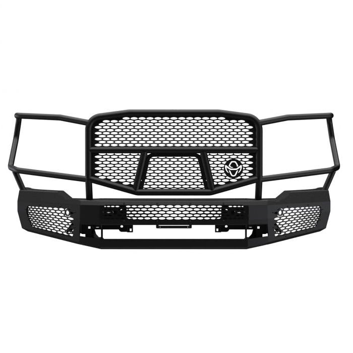 Ranch Hand Midnight Front Bumper With Grille Guard 15-23 GM 6.6L Duramax 2500/3500HD