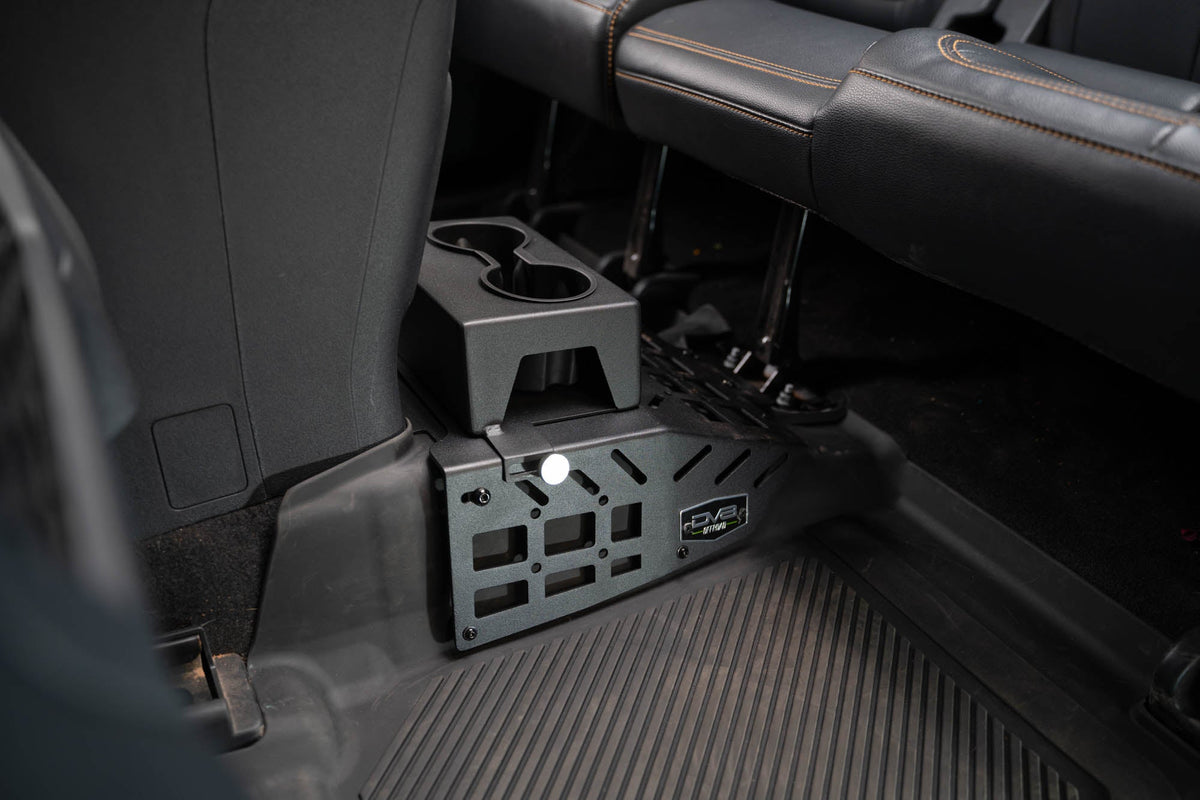 2021 2024 Ford Bronco 4 Door Rear Seat Cup Holder And Molle Panels DV8 Offroad