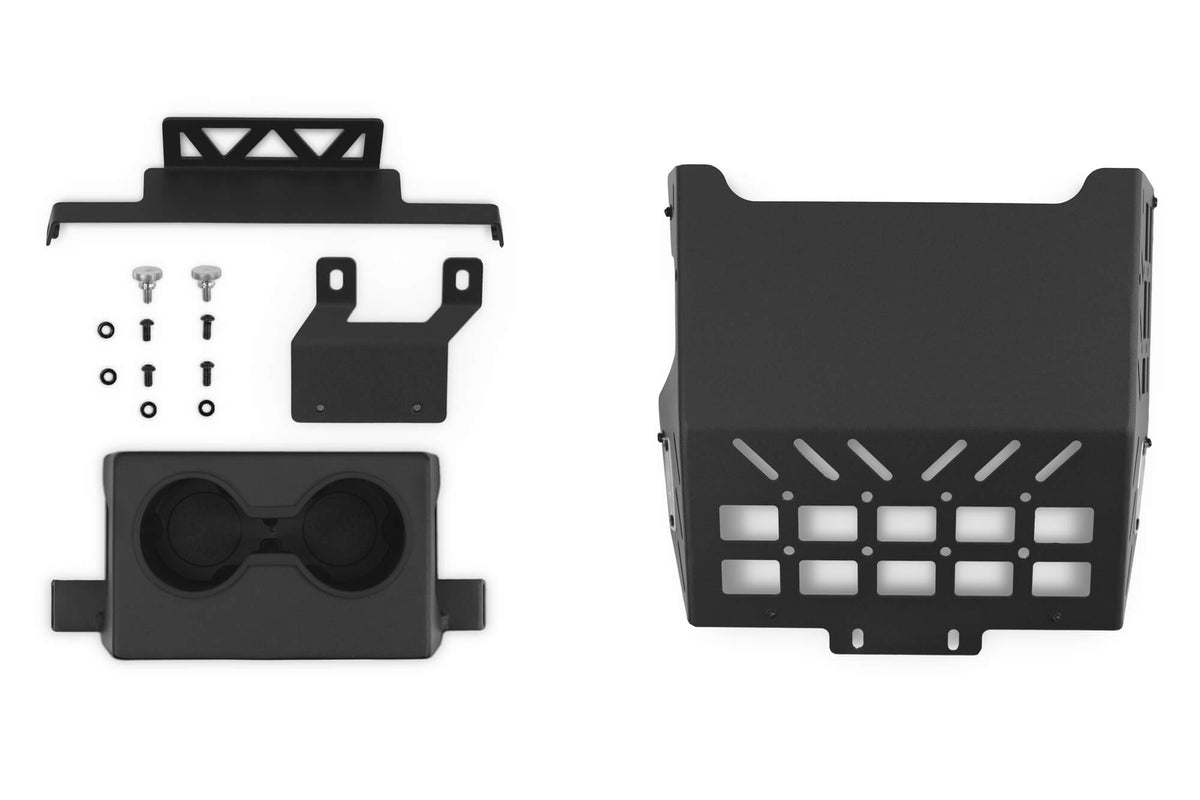 2021 2024 Ford Bronco 4 Door Rear Seat Cup Holder And Molle Panels DV8 Offroad