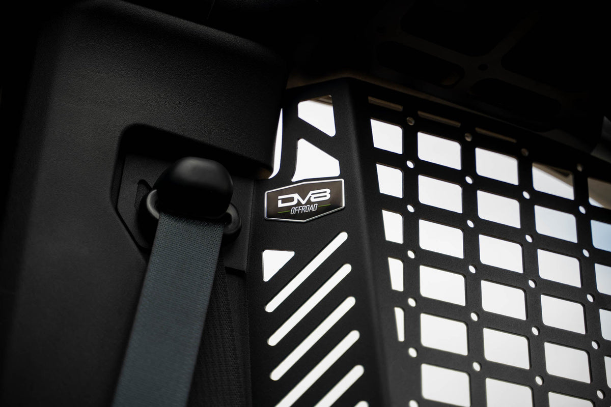 2021 2024 Ford Bronco 4 Door HardTop Only Pocketed Rear Window Molle Panels DV8 Offroad