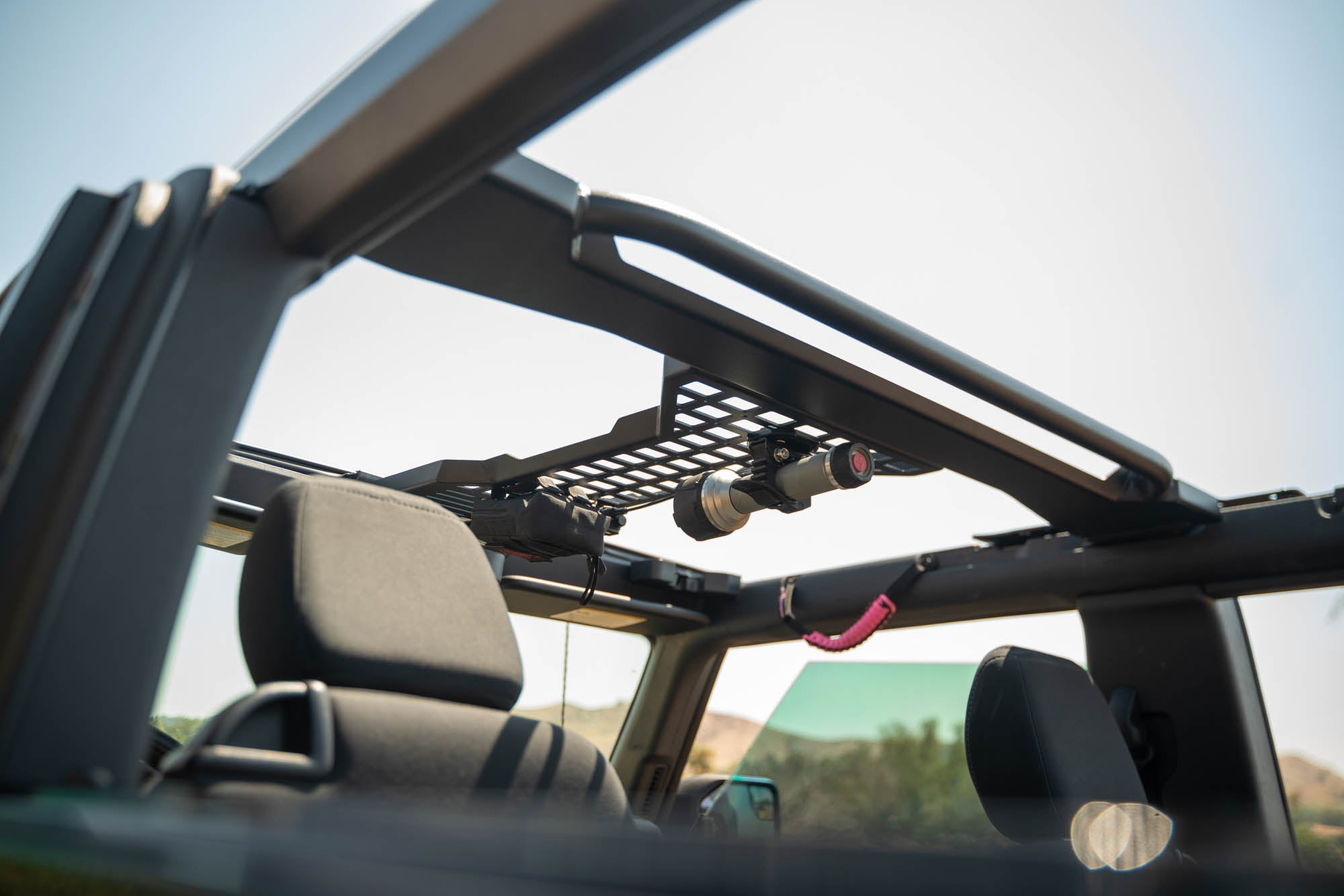 2021 2025 Ford Bronco 2 Door Overhead Molle Panel DV8 Offroad