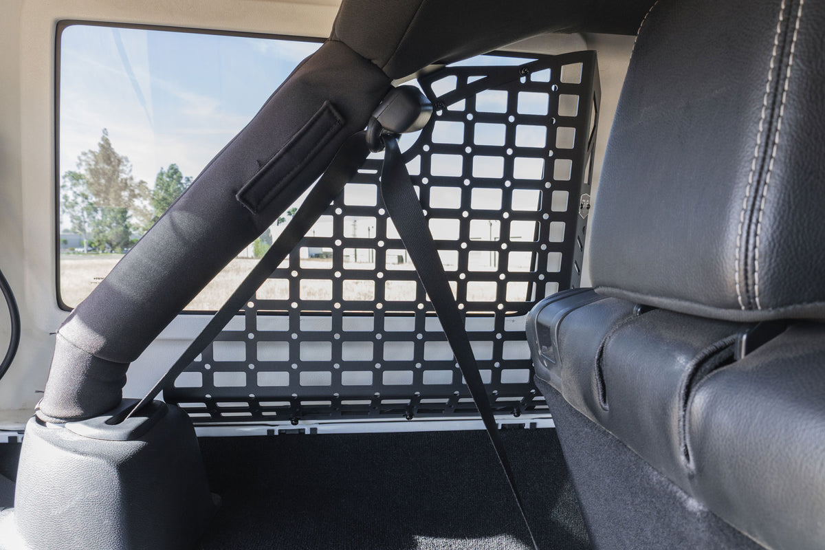 2007 2018 Wrangler JK 4 Door Pocketed Rear Window Molle Panels DV8 Offroad