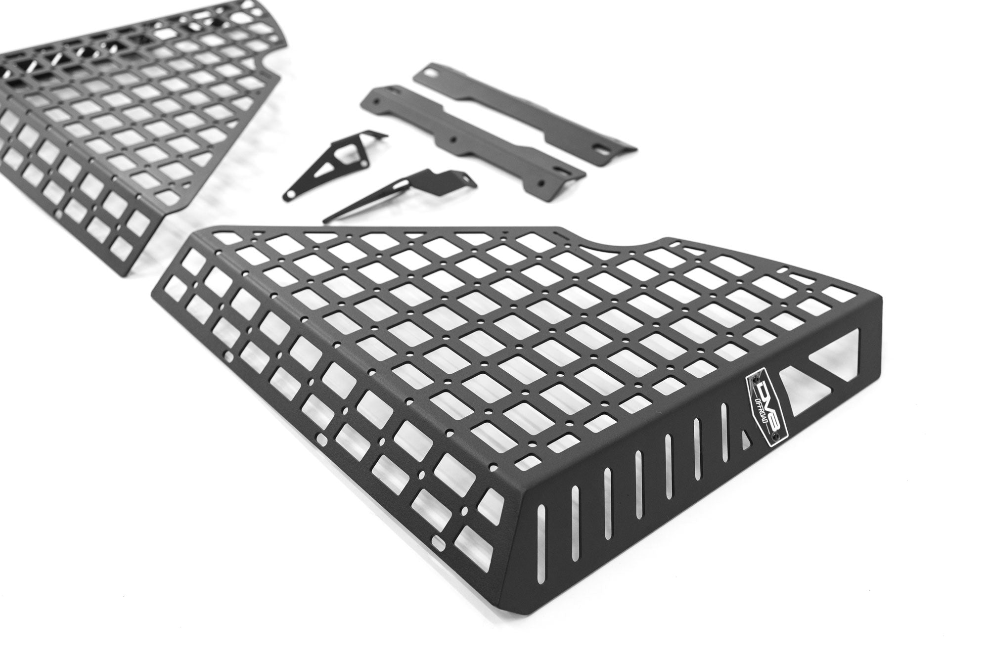 2007 2018 Wrangler JK 4 Door Pocketed Rear Window Molle Panels DV8 Offroad