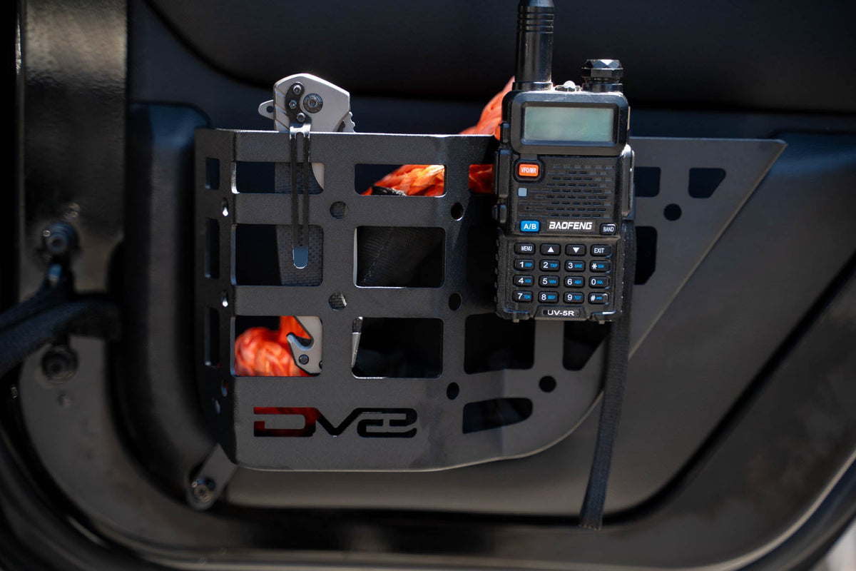 2011 2018 Jeep Wrangler 4 Door Rear Door Pocket Molle Panels DV8 Offroad