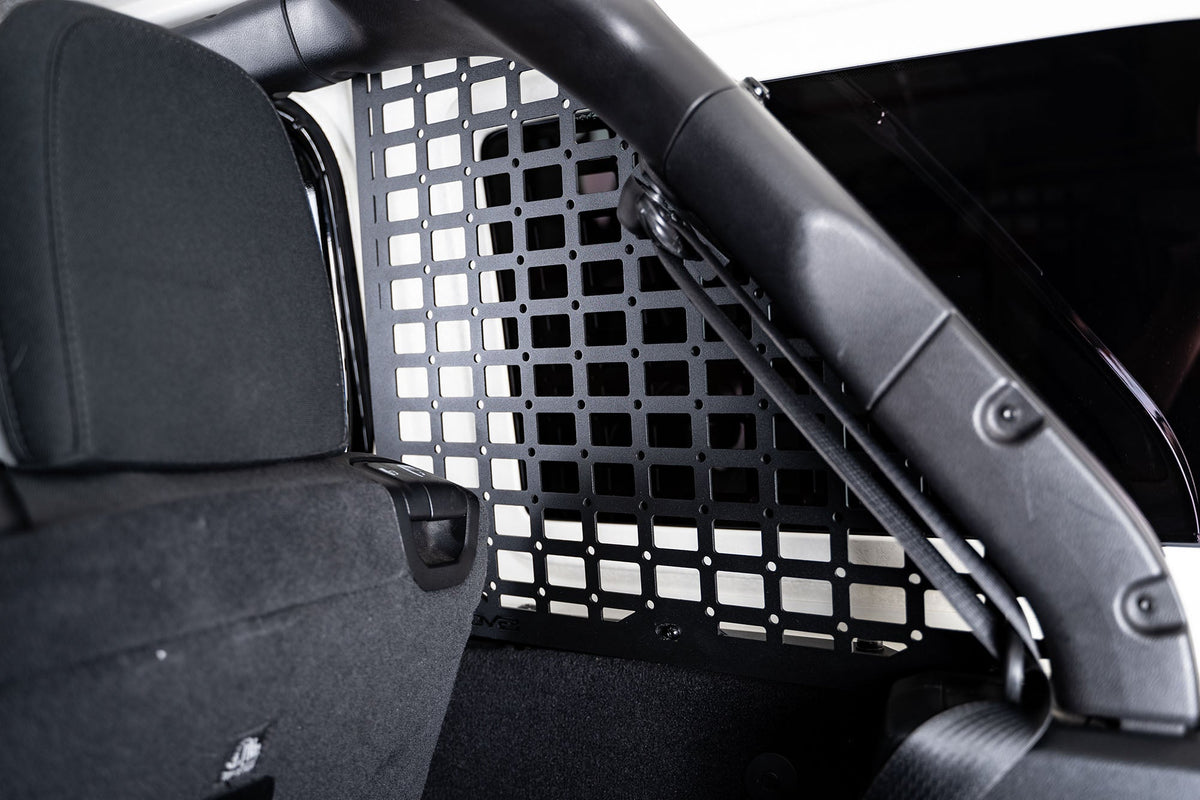 2018 2023 Jeep Wrangler Rear Window Molle Panels DV8 Offroad