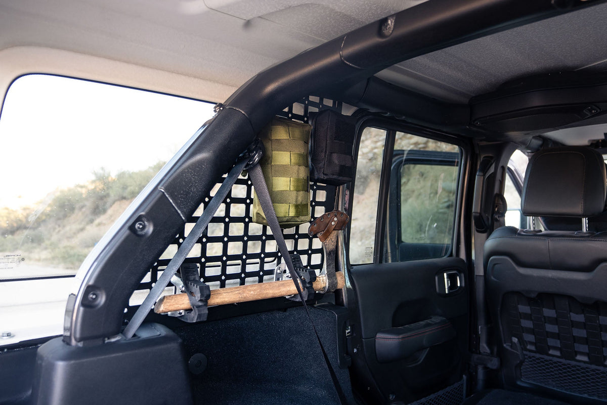 2018 2023 Jeep Wrangler Rear Window Molle Panels DV8 Offroad