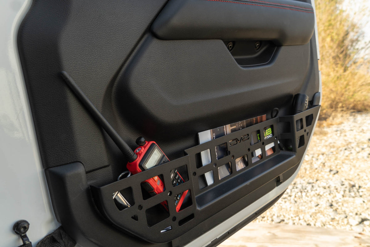 2018 2025 Jeep Wrangler JL & Gladiator JT Electric Seat Front Door Molle Pockets DV8 Offroad