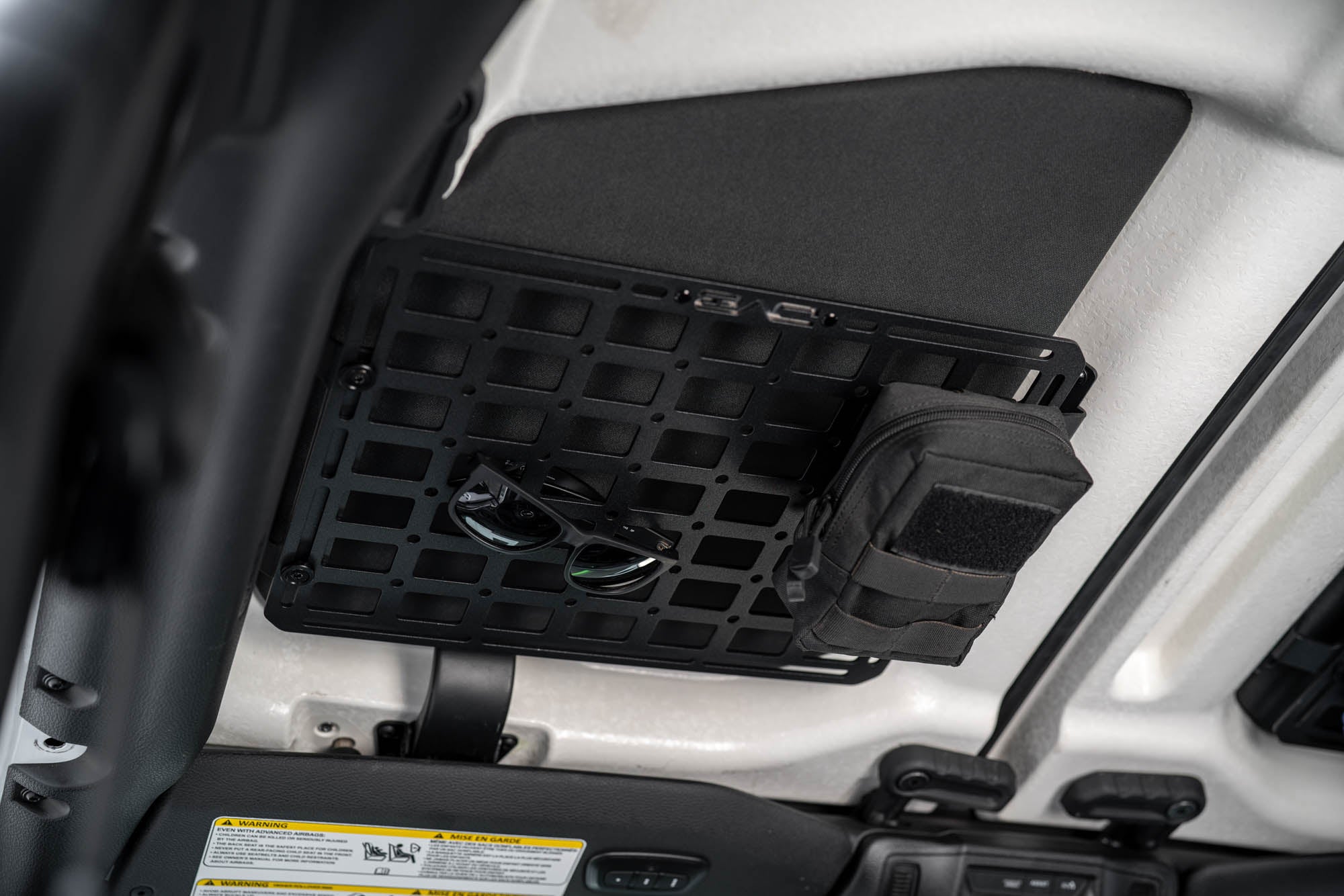 2018 2025 Jeep Wrangler JL Roof Mount for 15 Inch x 12 Inch Molle Panel DV8 Offroad