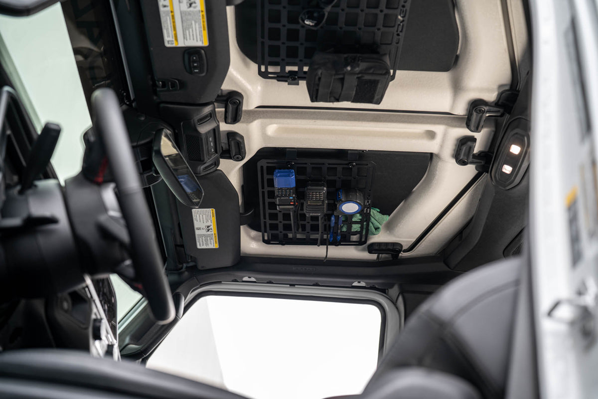 2018 2025 Jeep Wrangler JL Roof Mount for 15 Inch x 12 Inch Molle Panel DV8 Offroad