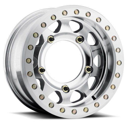 Aluminum Wheels 17x8 Buggy Beadlock MR101 Bolt Pattern 5 On 205 Offset -51 Lip Size 5.16 Raw Machined Method