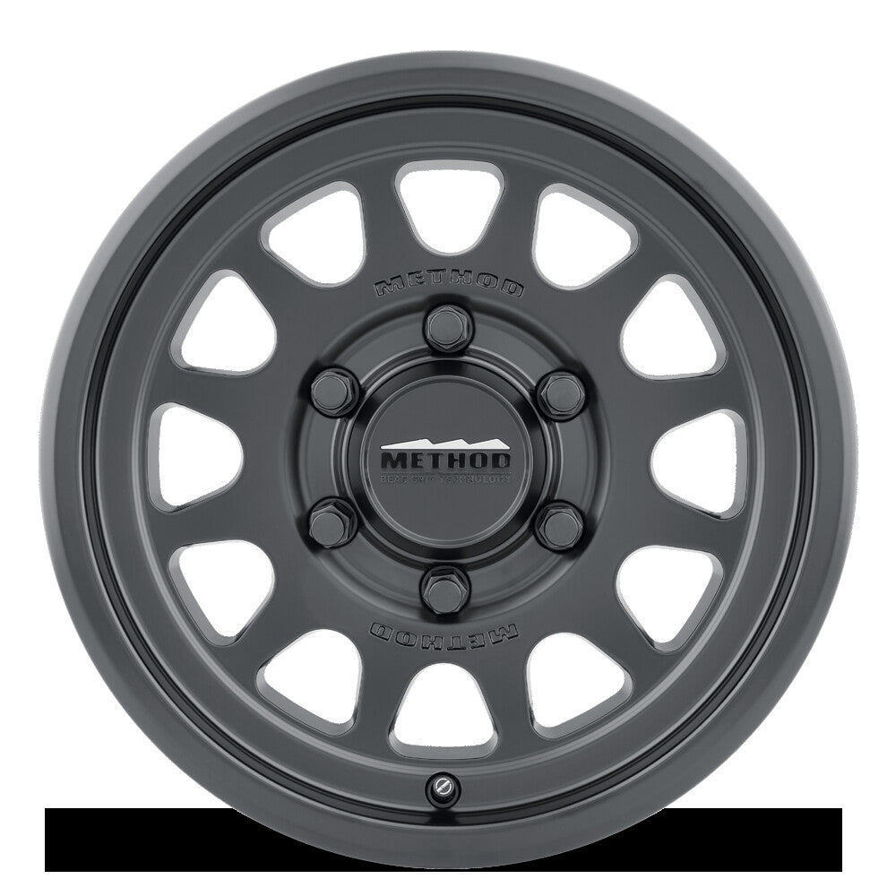 MR414 Bead Grip, 15x7, 5+2/+38mm Offset, 6x5.5, 78.3mm Centerbore, Matte Black, Method Race Wheels