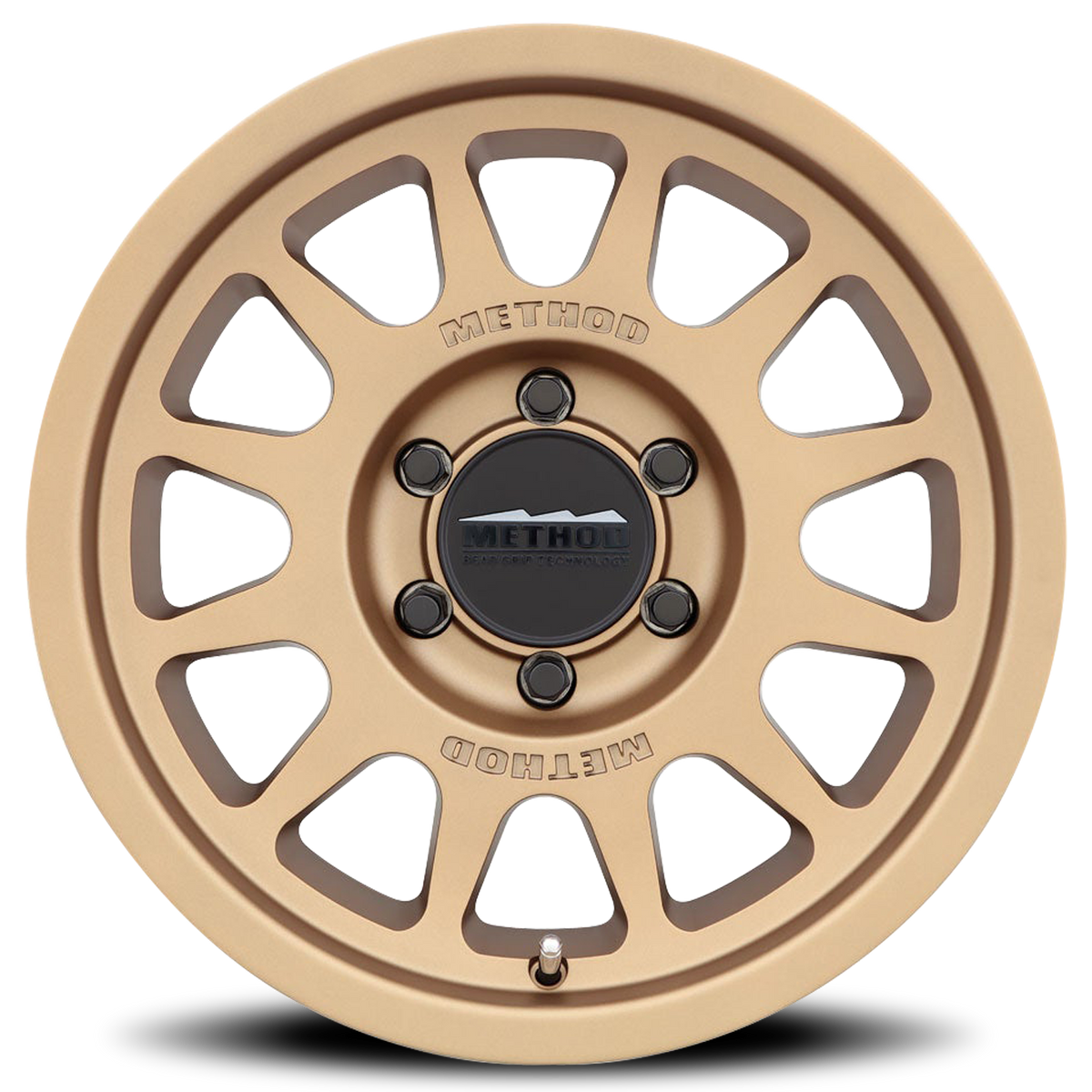Aluminum Wheels 17x9 Bead Grip MR703 Bolt Pattern 6 On 139.7 Offset -12 Lip Size 1.18 Method Bronze BRZ Method
