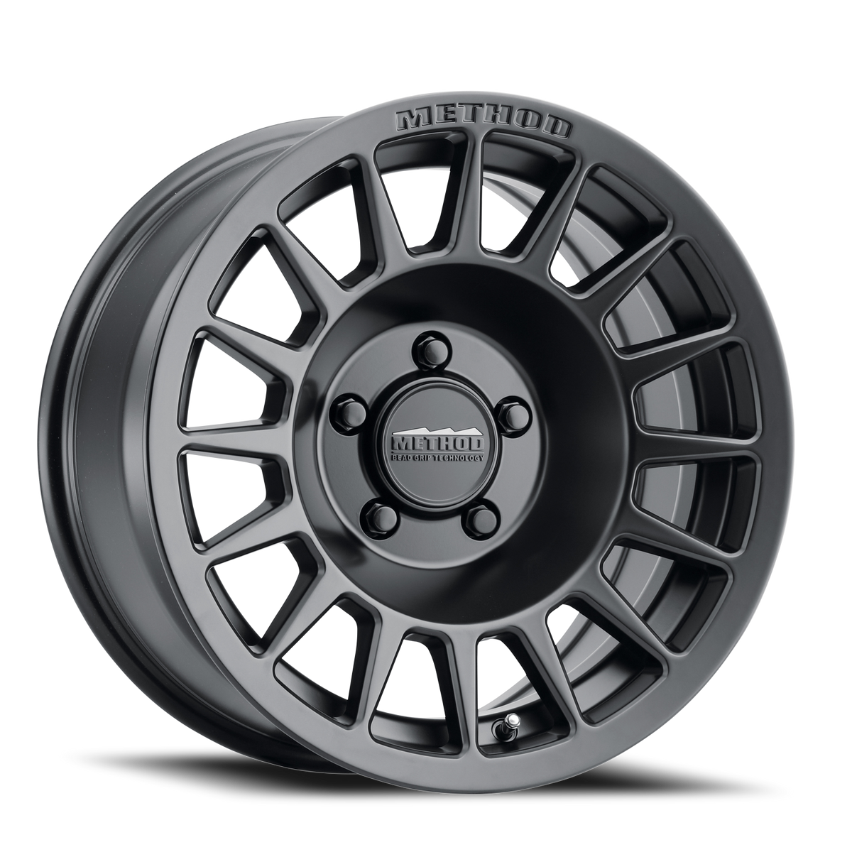 Aluminum Wheels 17x8.5 Bead Grip MR707 Bolt Pattern 5 On 114.3 Offset 38 Lip Size 0 Matte Black MB Method
