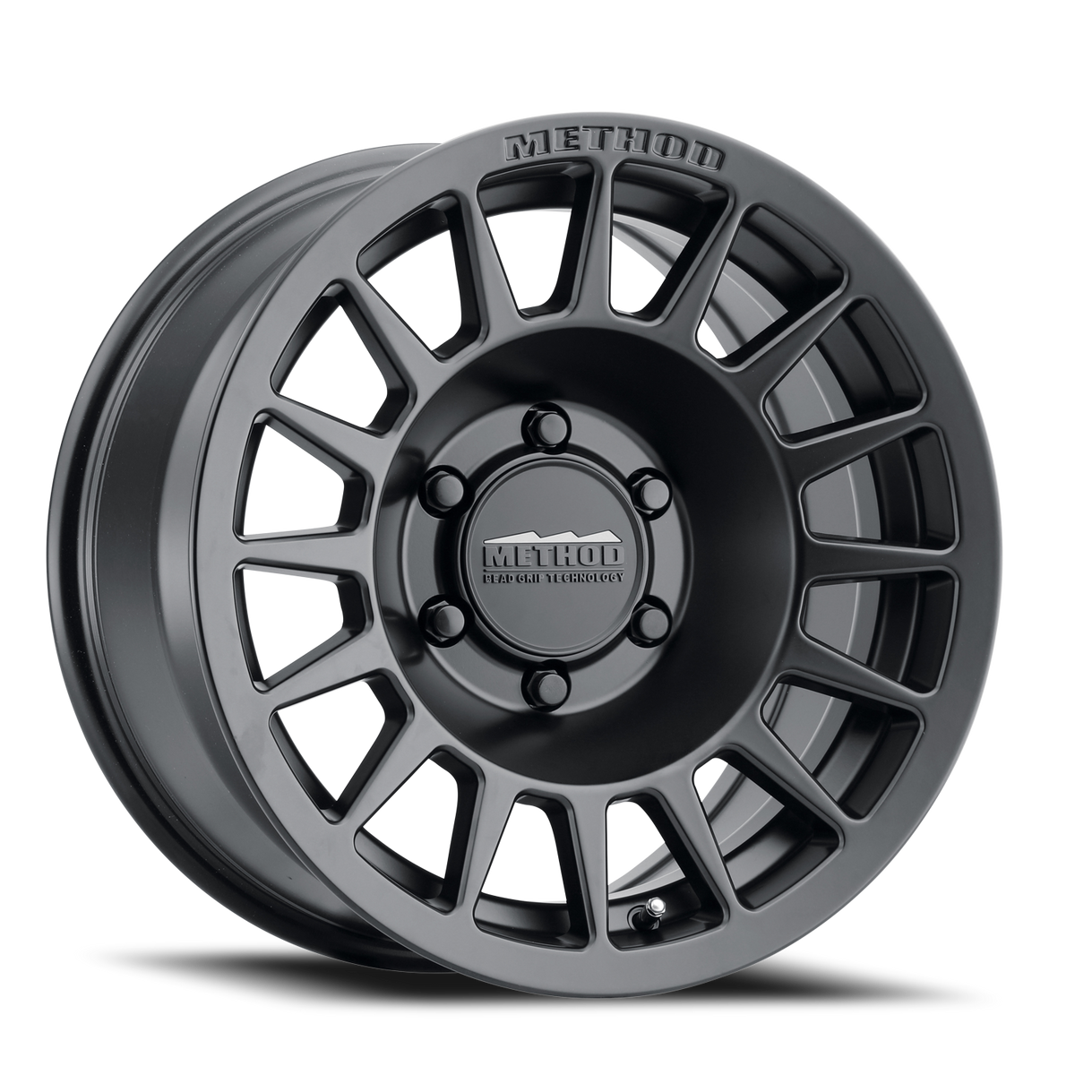 Aluminum Wheels 17x8.5 Bead Grip MR707 Bolt Pattern 6 On 139.7 Offset 0 Lip Size 0 Matte Black MB Method
