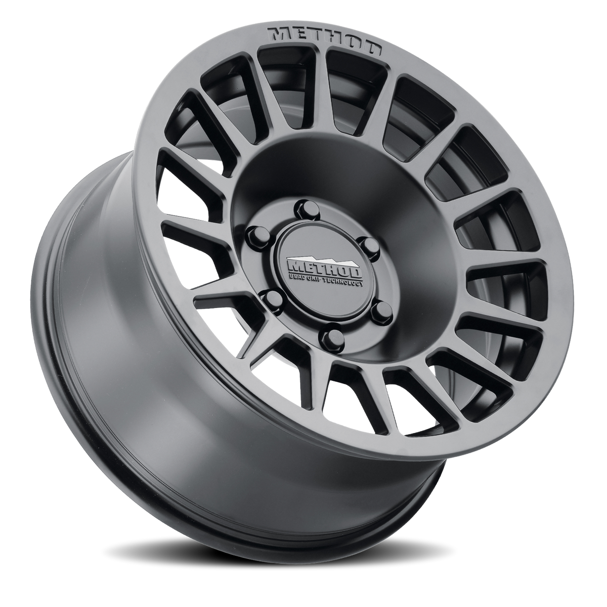 Aluminum Wheels 17x8.5 Bead Grip MR707 Bolt Pattern 6 On 139.7 Offset 0 Lip Size 0 Matte Black MB Method
