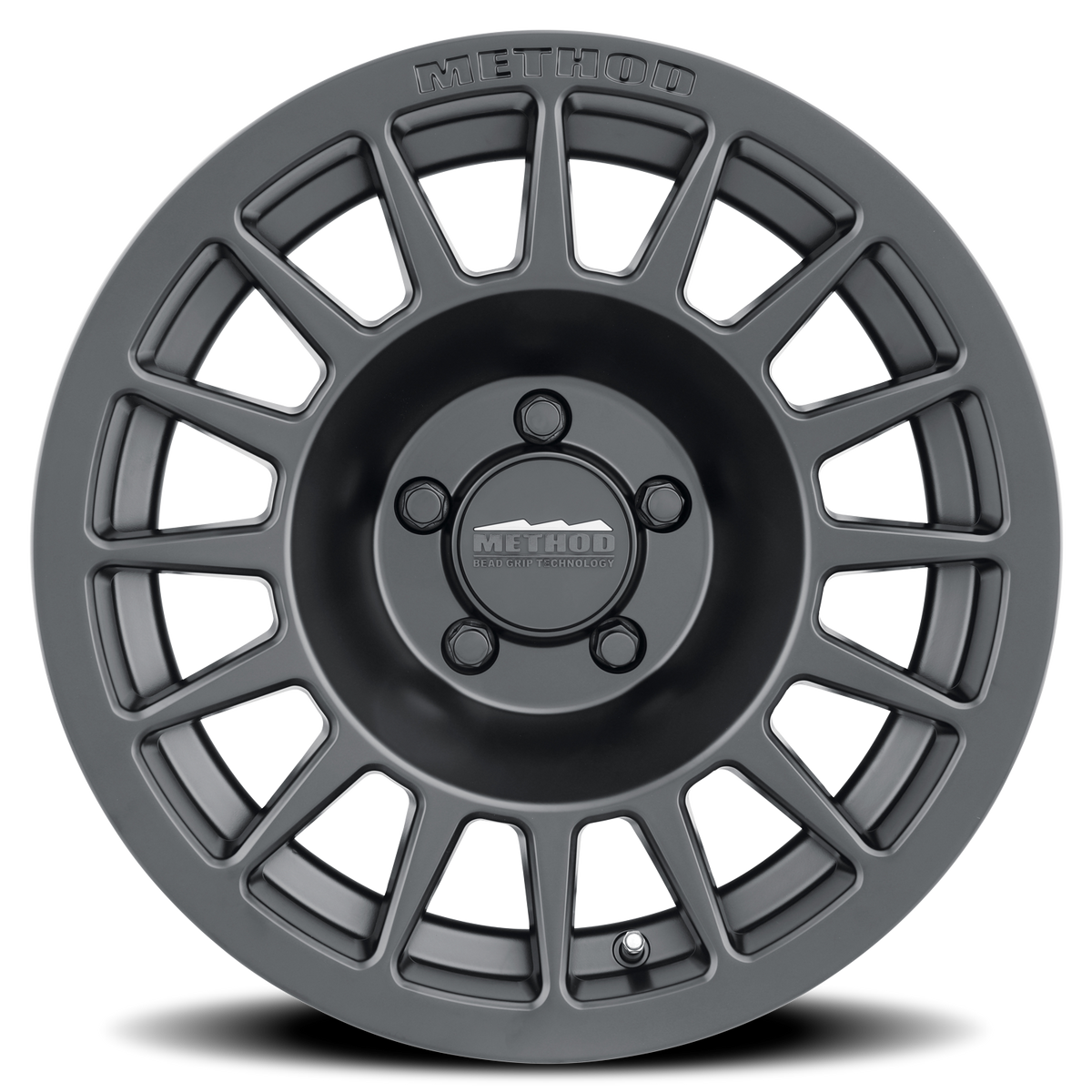 Aluminum Wheels 18x8.5 Bead Grip MR707 Bolt Pattern 5 On 114.3 Offset 38 Lip Size 0 Matte Black MB Method