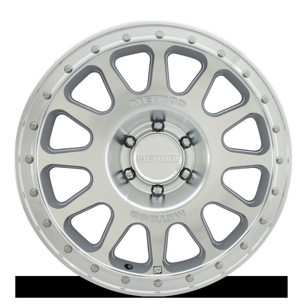 MR709 HD Bead Grip, 20x9, +12mm Offset, 6x5.5, 106.25mm Centerbore, Machined Clear Coat, Method Race Wheels