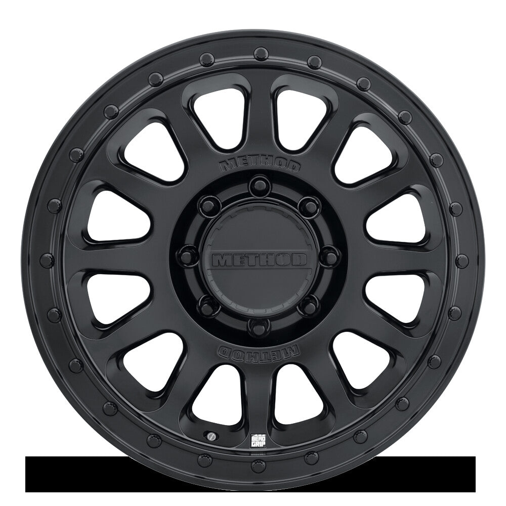 MR709 HD Bead Grip, 18x9, +12mm Offset, 8x170, 125mm Centerbore, Matte Black, Method Race Wheels