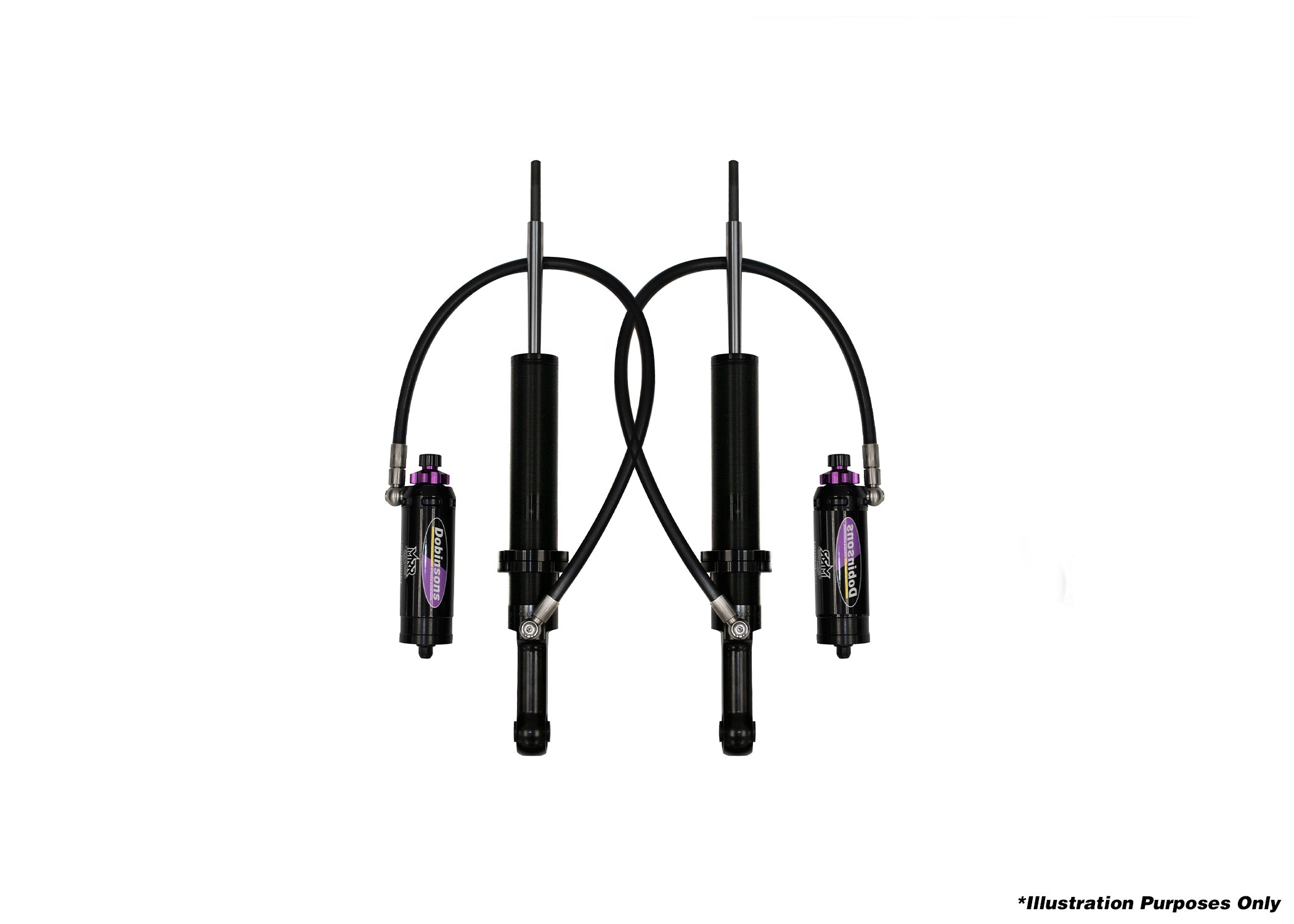 DOBINSONS MRR 3 WAY ADJUSTABLE MONOTUBE RESERVOIR STRUT 2.6" - MRA59-A490
