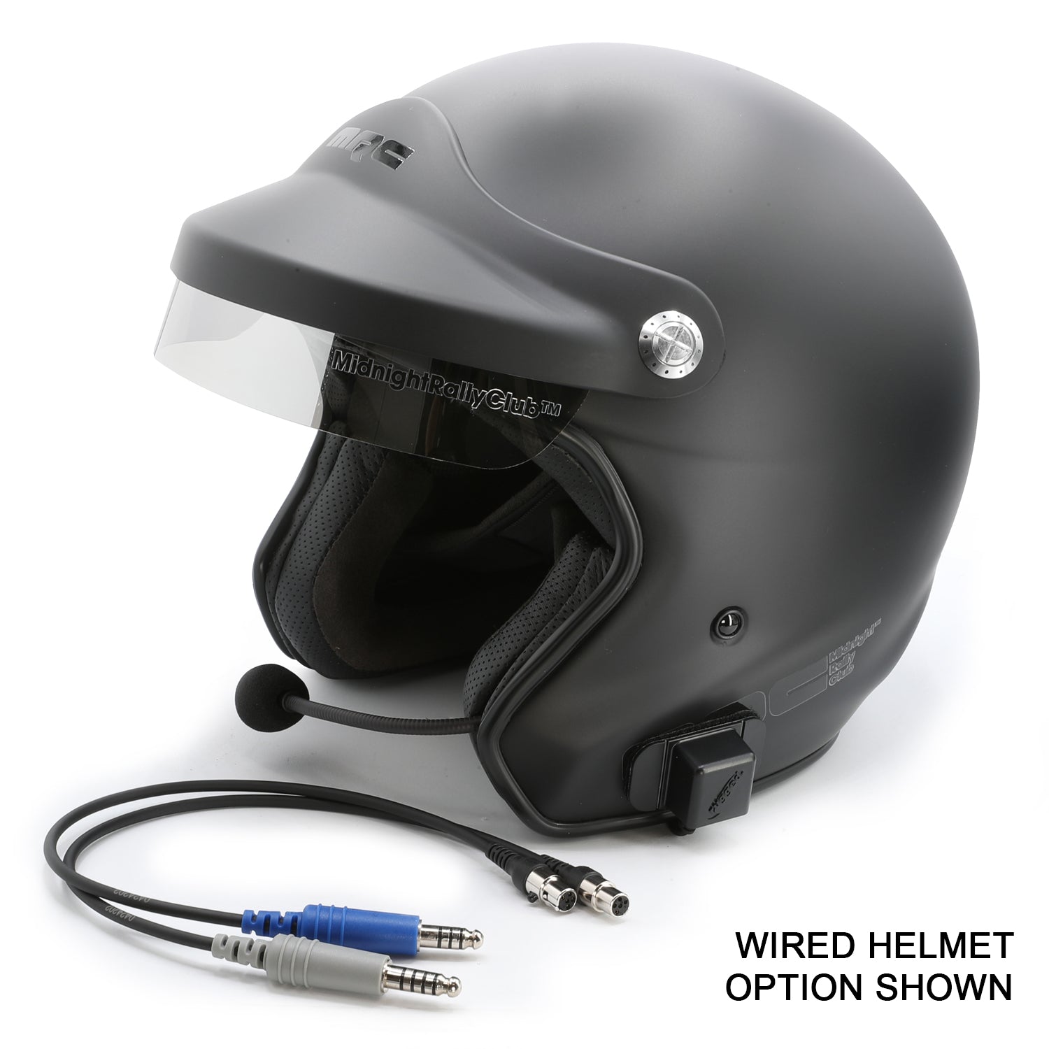 MRC Grudge Open Face Helmet - UTV Play Helmet - Small / Not Wired