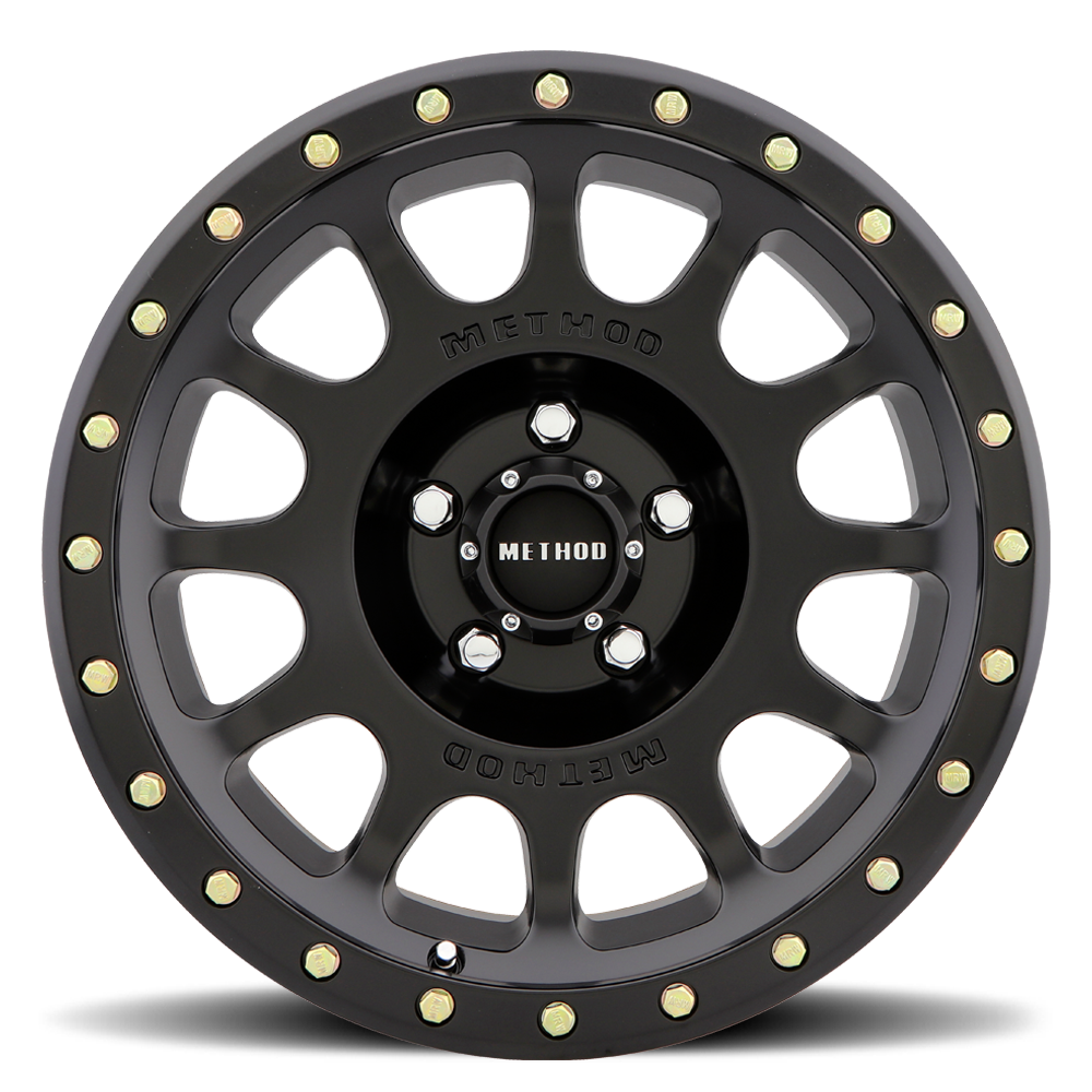 Method 305 17x8.5 Matte Black 5x5 | BFG 315/70R17 All Terrain KO2 | Mounted & Balanced