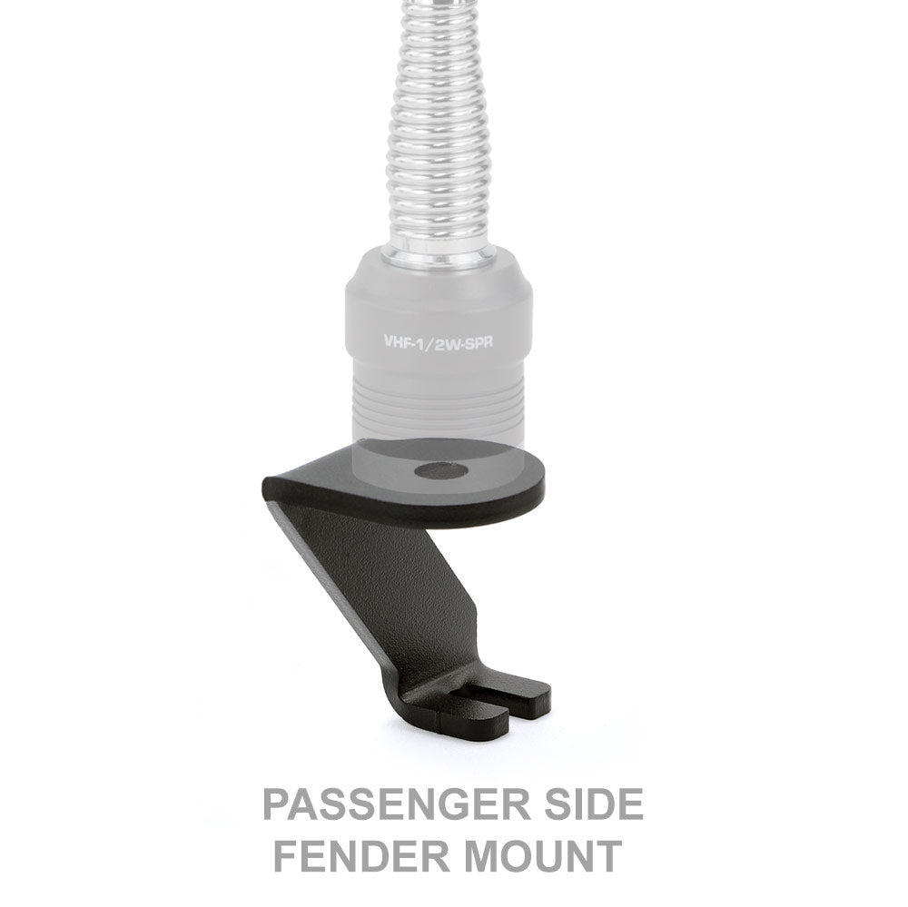 A-Pillar Antenna Mount Ford F-Series Chevy GMC Silverado Dodge Ram - Passenger Side